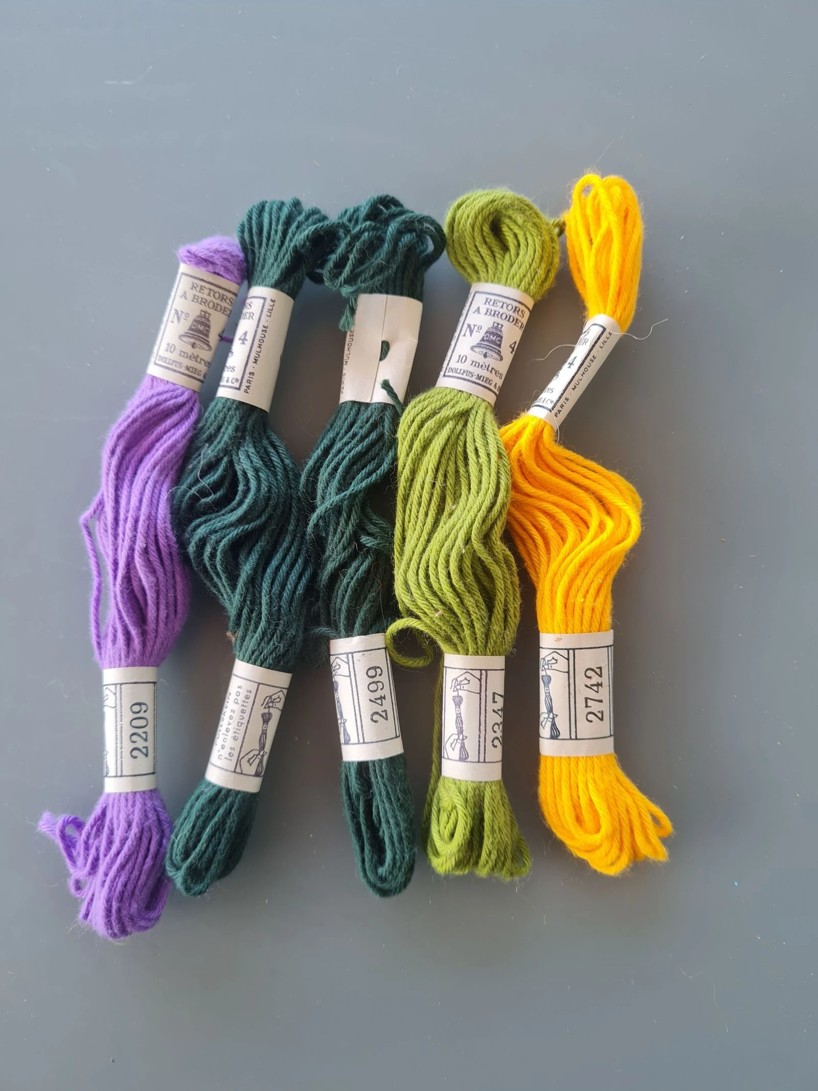 Grote partij nieuwe 100% pure wol 🌺( 61 rollen ) DMC – photo 13